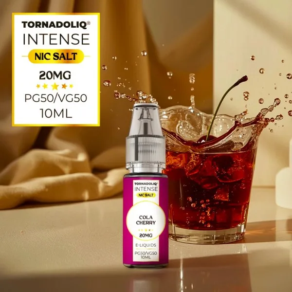 Cola Cherry Nic Salts 10ml - Intense by Tornadoliq