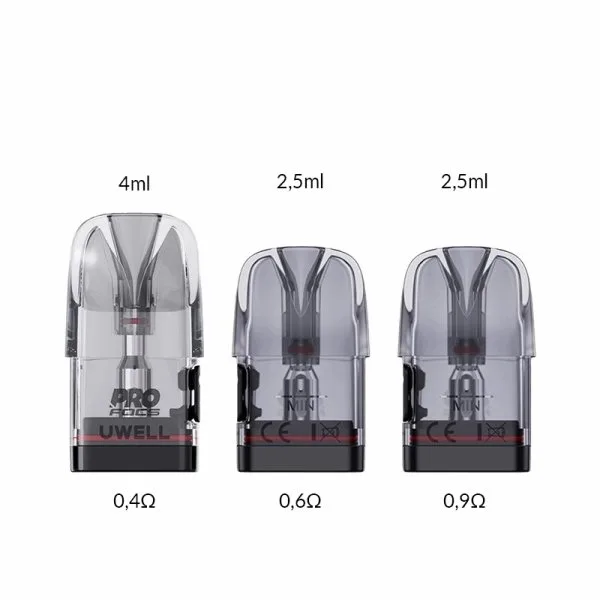 Cartouches Caliburn G3 0.4/0.9/0.6Ω 2.5/3ml (4pcs) - Uwell - image 3