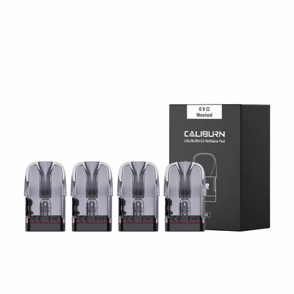 Cartouches Caliburn G3 0.4/0.9/0.6Ω 2.5/3ml (4pcs) - Uwell - image 12