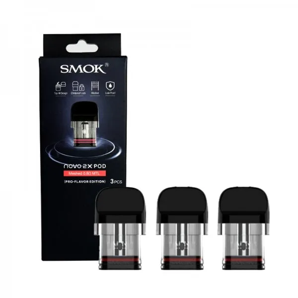 Cartouches Novo 2 X Meshed 0.8Ω 2ml (3pcs) - Smoktech - image 4