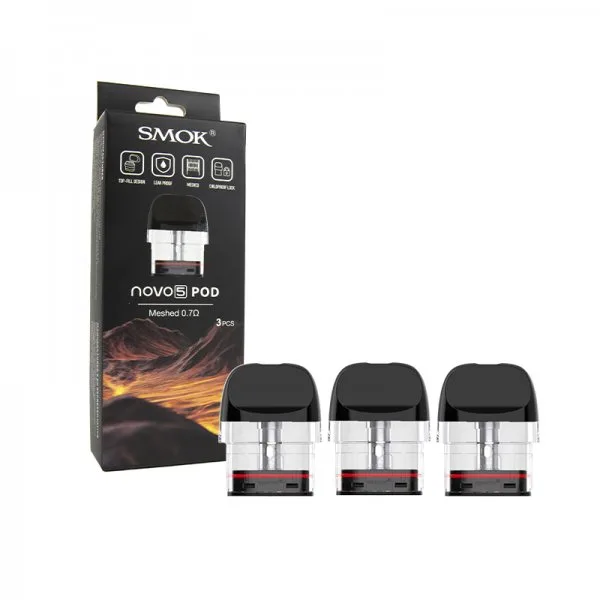 Cartouches Novo 5 Meshed 0.7Ω MTL 2ml (3pcs) - Smoktech - image 5