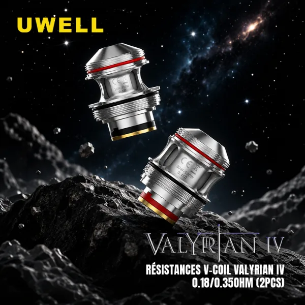 Résistances V-Coil Valyrian IV 0.18/0.35OHM (2pcs) - Uwell - image 2