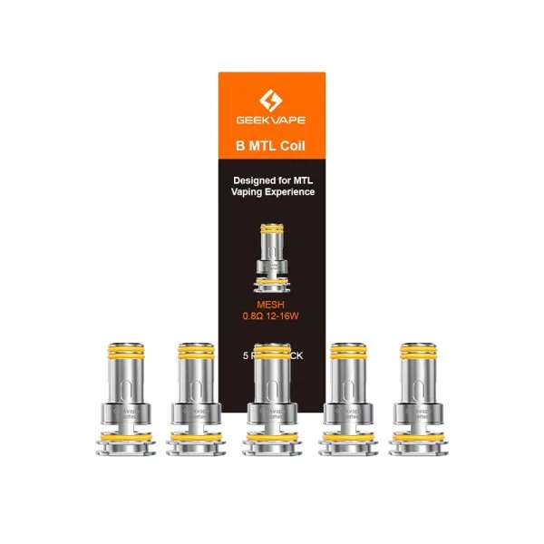 Résistances B MTL Series 0.6/0.8Ω/1.2Ω (5pcs) - Geekvape