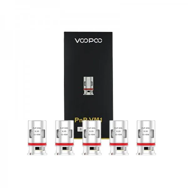 Résistances Mesh PnP VM1 0.3Ω  (5pcs) - Voopoo