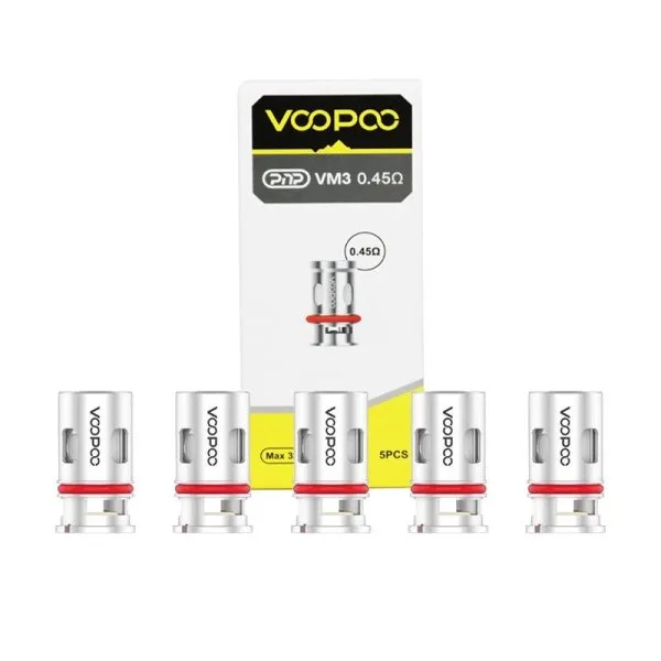 Résistances Mesh PnP VM3 0.45Ω V2 (5pcs) - Voopoo - image 2