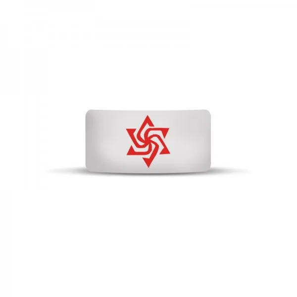 Vape Band Blanc Logo Etoile 22 à 26mm (10PCS)