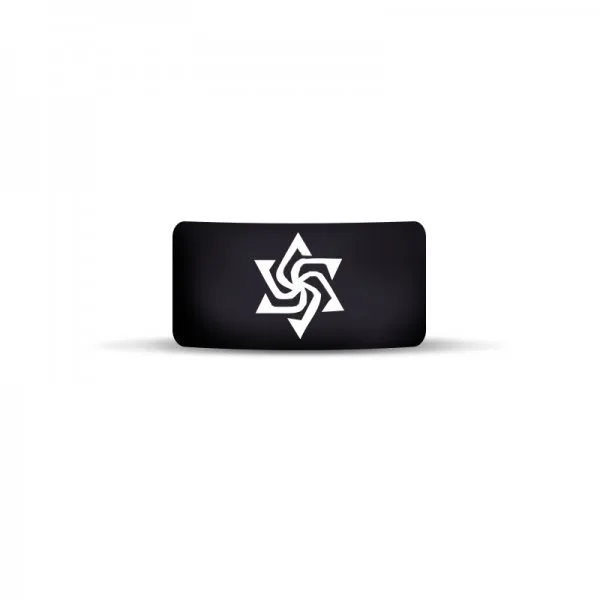 Vape Band Noir Logo Etoile 22 à 26mm (10PCS)