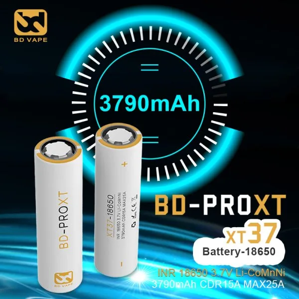Accu High-End BD-PRO XT37 18650 3790mAh 25A - BD Vape - image 3