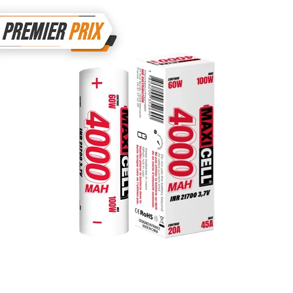 Accu 21700 45A 4000mAh - Maxi Cell - image 2