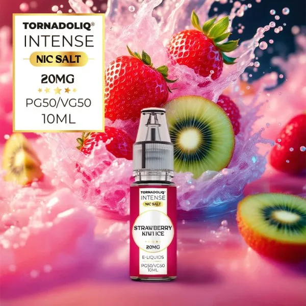 Strawberry Kiwi Ice Nic Salts 10ml - Intense by Tornadoliq - image 2