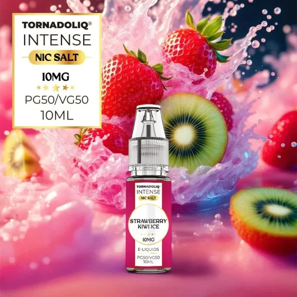 Strawberry Kiwi Ice Nic Salts 10ml - Intense by Tornadoliq - image 3