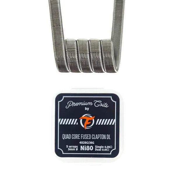 Quad Core Fused Clapton DL Ni80 0.20Ω (10pcs) - Fumytech - image 2