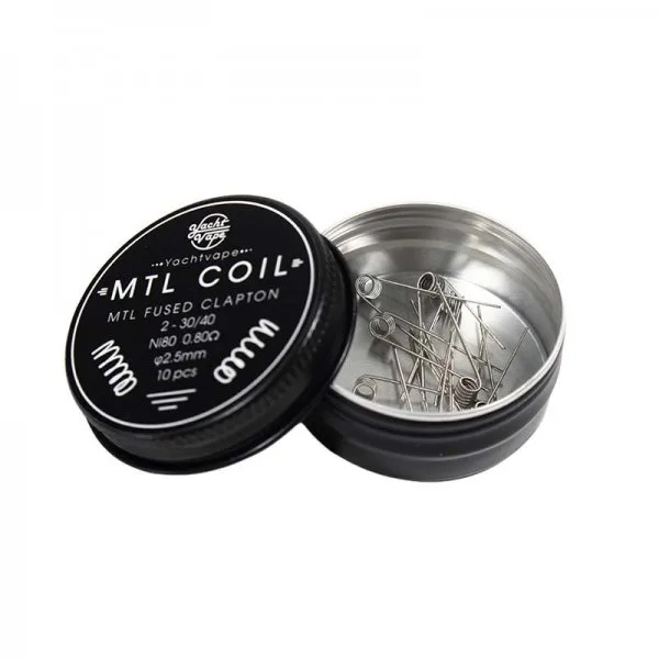 Mtl Coil Mtl Fused Clapton 2-30/40 ni80 0.80Ω  2.5mm (10pcs) - Yachtvape - image 3