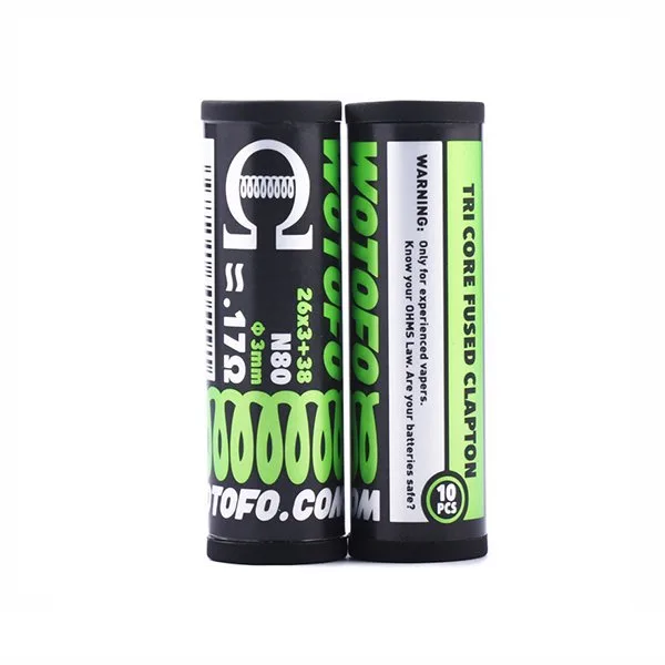 Tri Core Fused Clapton Coils 26*3+38G 10pcs - Wotofo - image 2