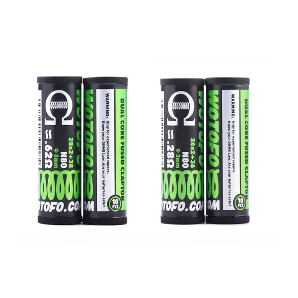 Dual Core Fused Clapton Coils 10pcs - Wotofo - image 2