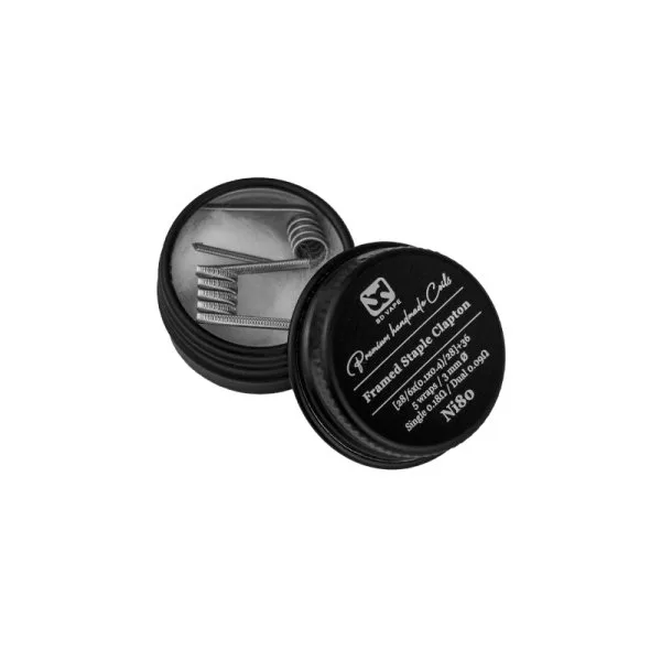 Framed Staple Clapton Ni80 0.18Ω Handmade (2pcs) - BD Vape - image 3
