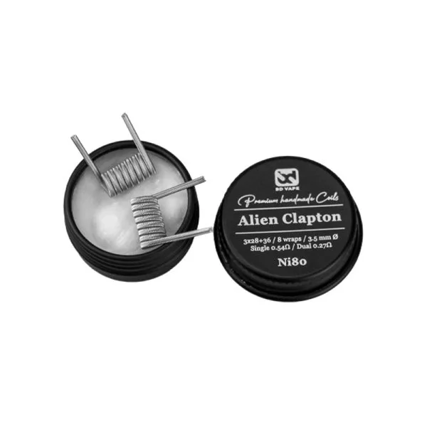 Alien Clapton Ni80 0.54Ω Handmade (2pcs) - BD Vape - image 3