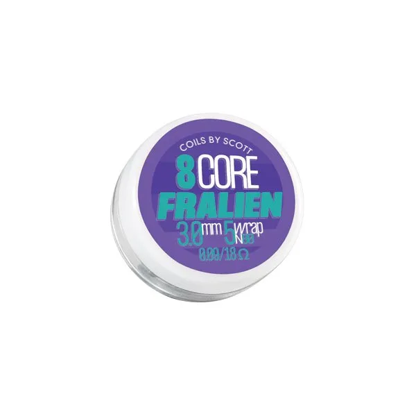 8-Core Fralien 0.09Ω Ni80 (2pcs) - Coils by Scott