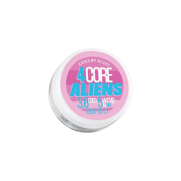 4-Core Alien 0.08Ω Ni90 (2pcs) - Coils by Scott - image 2