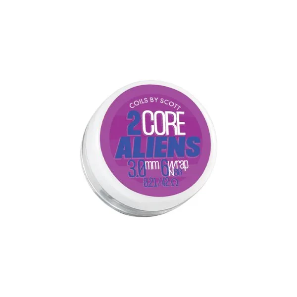 2-Core Aliens 0.21Ω Ni80 (2pcs) - Coils by Scott - image 2