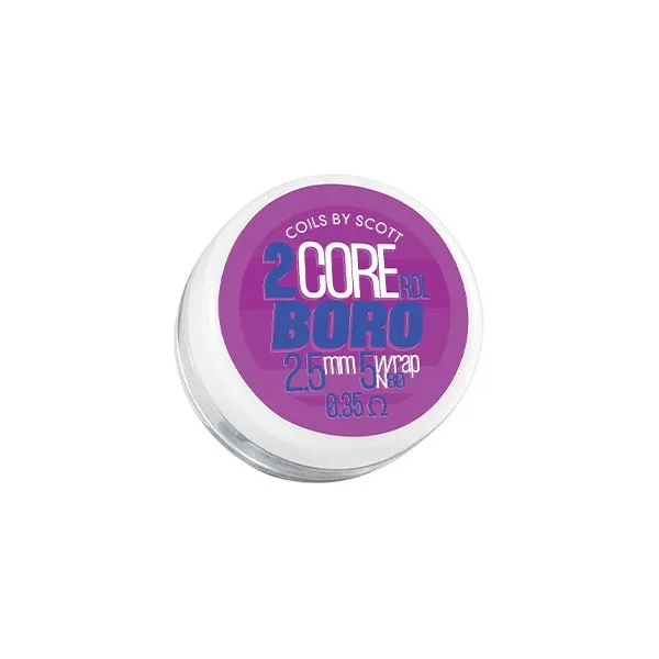 2-Core Boro Alien 0.35Ω Ni80 (2pcs) - Coils by Scott - image 2