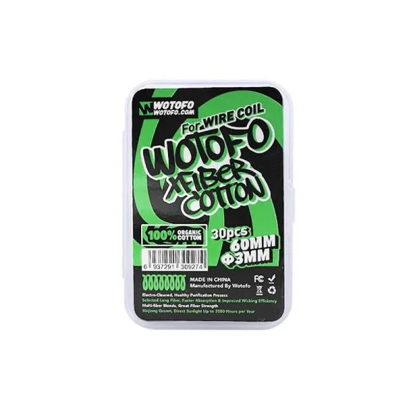 Coton Xfiber pour Wire Coil (30pcs) - Wotofo - image 2