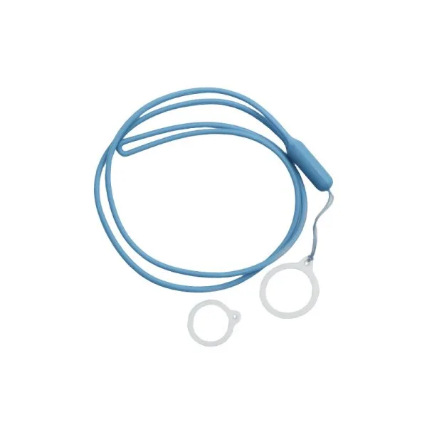 Lanière Réglable Avec Anneau Silicone blue (1pc) - image 2