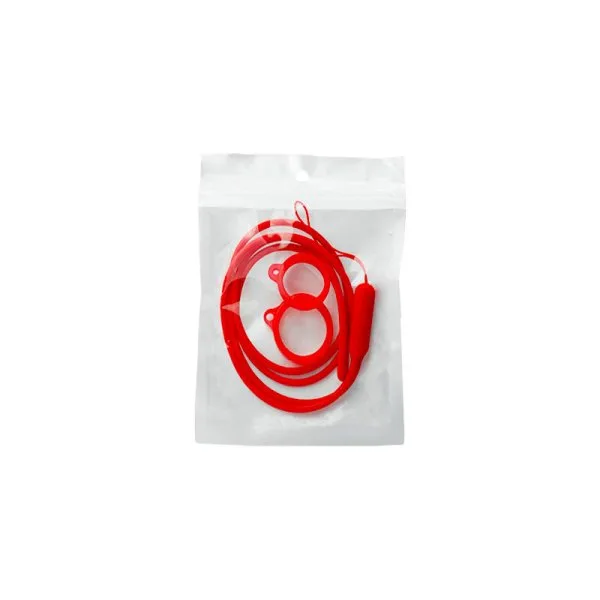 Lanière Réglable Avec Anneau Silicone Red (1pc) - image 4