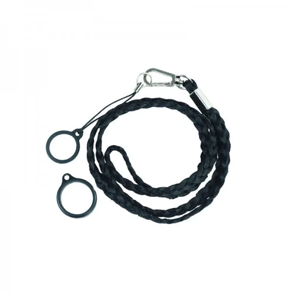 Lanière Weave Avec 2 Anneaux Silicone Black (1pc) - image 2