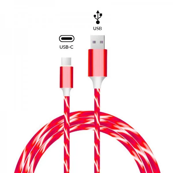 Câble Charge Rapide USB-A Vers USB-C Lumineux - image 6