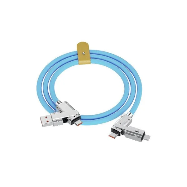 Câble Chargement Rapide USB-A Vers Lightning et USB-C Vers USB-C 1M - image 5