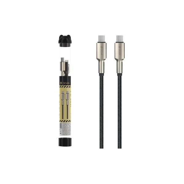 Câble de Charge TYPE-C To TYPE-C PD 60W (1pc) - Bubble Fish Zinc Series by DEVIA - image 3
