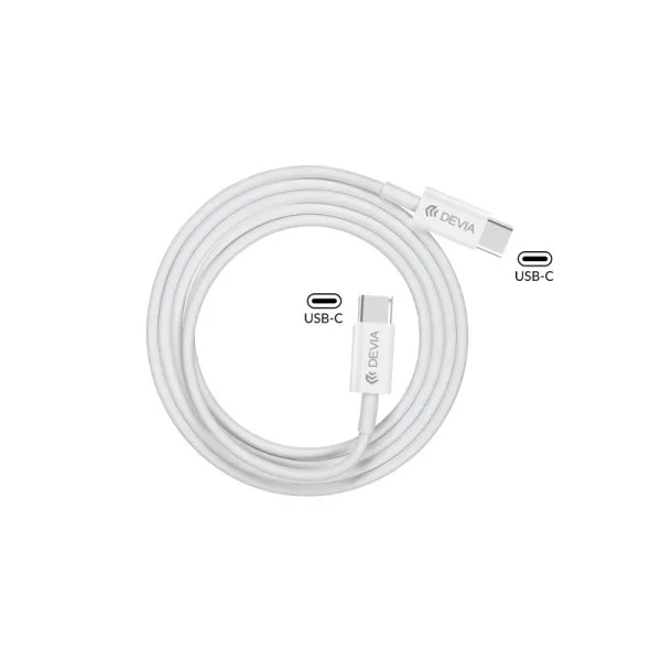 Câble USB-C à USB-C 1.5m 100W - Devia - image 2