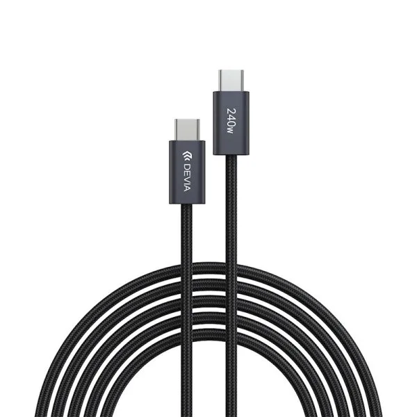 Câble USB-C à USB-C 2m 240W - Devia - image 3