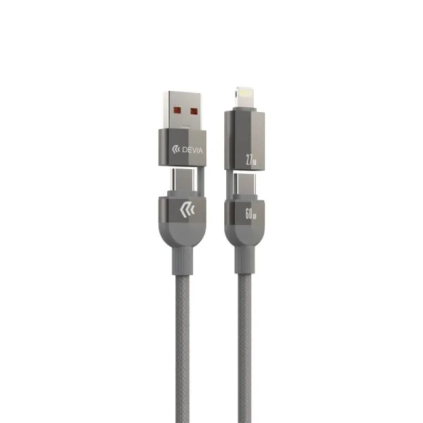 Câble de Charge Multi Fonction Magnétique 4 in 1 Ultra 2 (1pc) - DEVIA - image 4