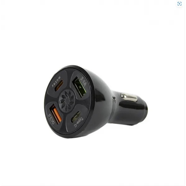 Chargeur Rapide Voiture 4 Ports - BK362-2PD (Noir) - image 4
