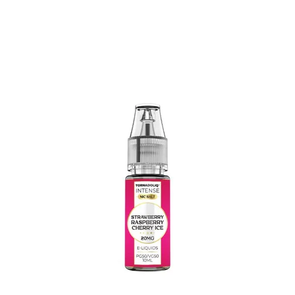 Strawberry Raspberry Cherry Ice Nic Salts 10ml - Intense by Tornadoliq - image 5