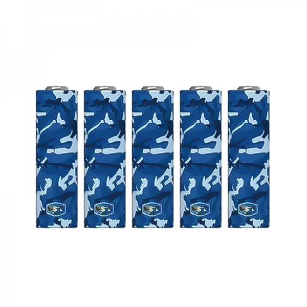 Wraps pour accus 18650 Military Blue (5pcs) - image 3