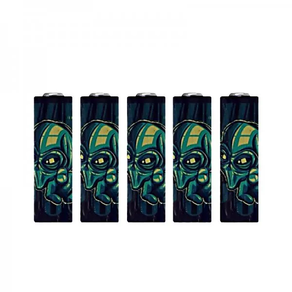 Wraps pour accus 18650 (5pcs) Alien - image 4