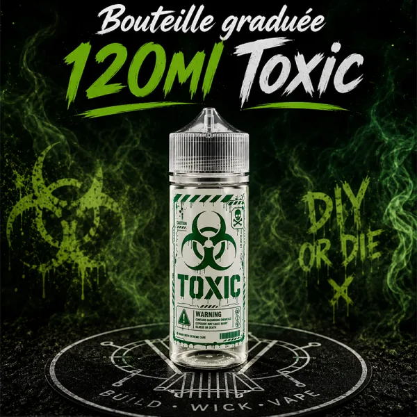 Bouteille graduée 120ml Toxic - image 3