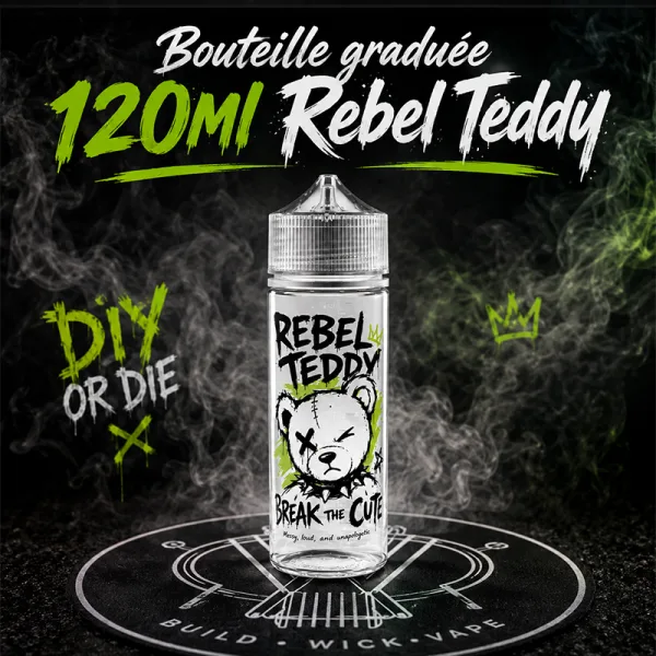 Bouteille graduée 120ml Rebel Teddy - image 3