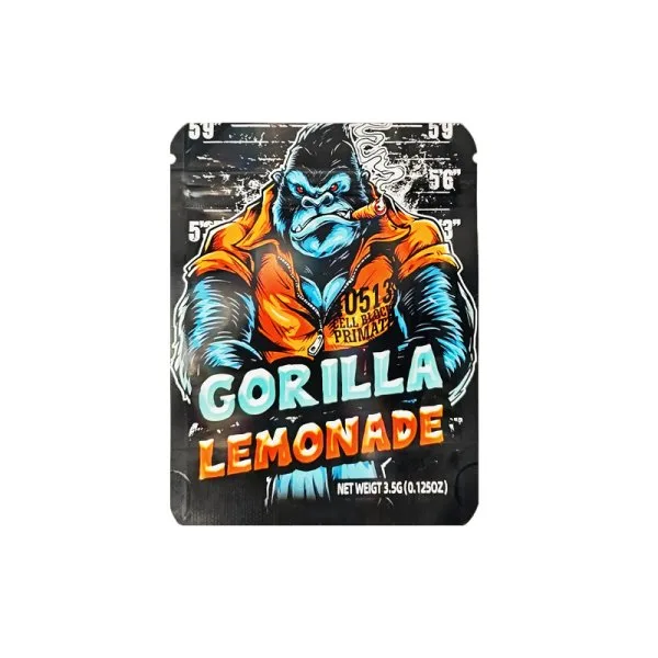 Pochette à Fermeture Pression Gorilla & Monkey (50pcs) 12.5x9.5cm - image 4