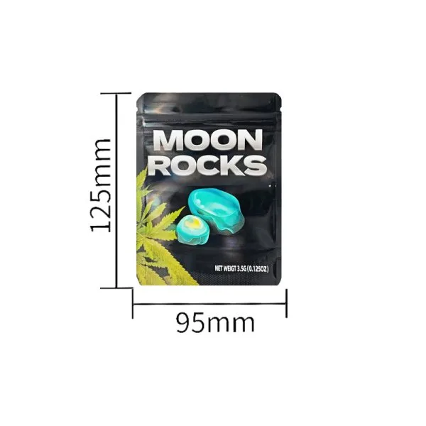 Pochette à Fermeture Pression Moon Grass (50pcs) 12.5x9.5cm - image 3