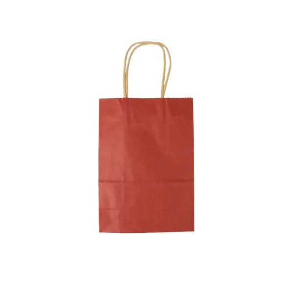Sac Kraft poignées Torsadés Brun 15x8x21 (50pcs) S - image 4