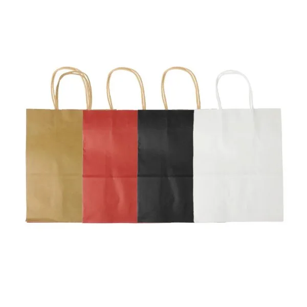 Sac Kraft Poignées Torsadés 21x11x27  (50pcs) M - image 2