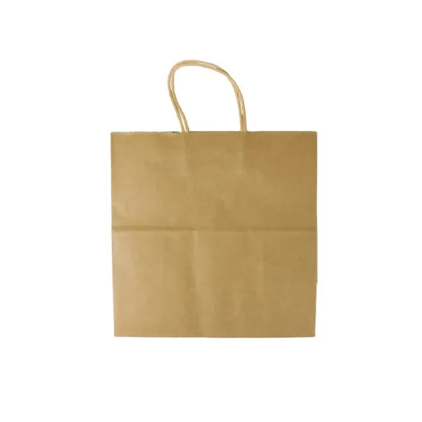 Sac Kraft poignées torsadés 28x15x28 (50pcs) L - image 5