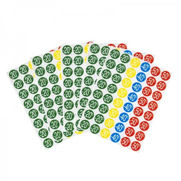 Stickers Promotionnels Couleurs (5pcs) - image 2