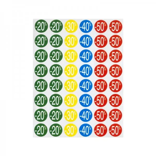 Stickers Promotionnels Couleurs (5pcs) - image 3