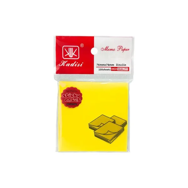 Bloc de 100 feuilles repositionnables aléatoires couleurs néon 7.6x7.6mm - Kadisi - image 6