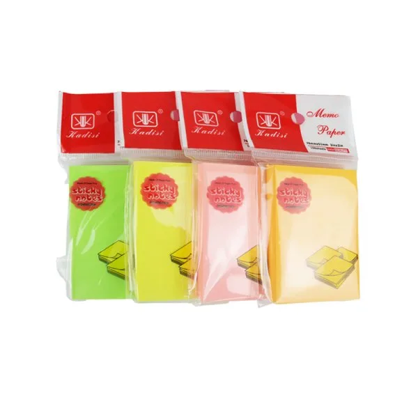 Post-It Memo Paper 76x51mm 100 Feuilles (Couleur Aléatoire) - Kadisi - image 2
